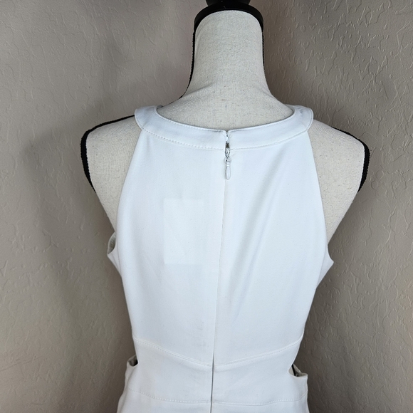 Likely Womens Isadora White Mini Dress Sz 10 Crossfront Cut-out Hip Clubbing Fun - Picture 10 of 14